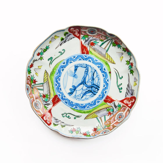 Imari 7-sun Plate